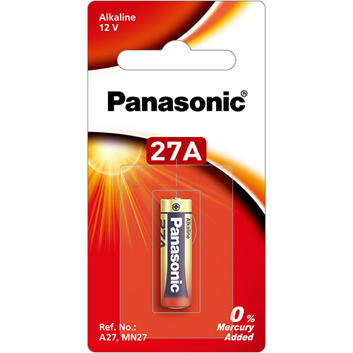 Vỉ Pin kiềm Panasonic Alkaline 27A 12V LRV27A/1BPA (1 viên/5 viên) - Hàng chính hãng