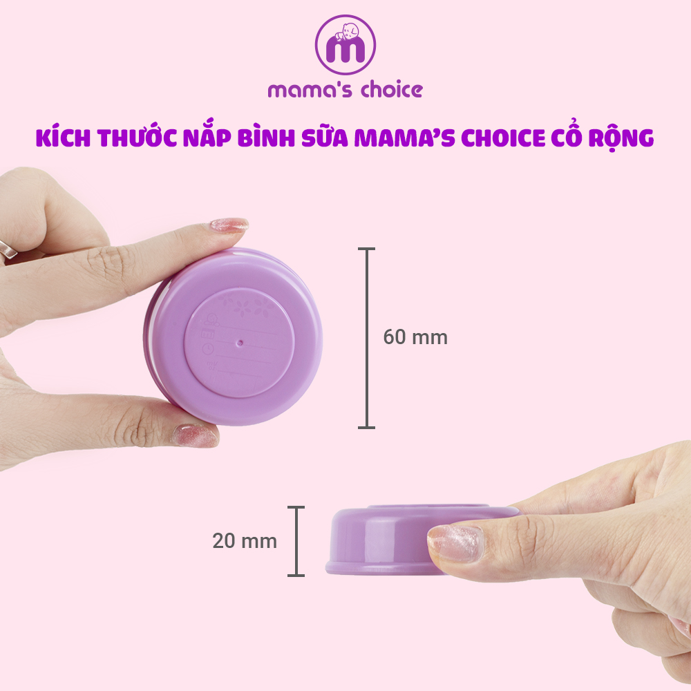 Nắp Bình Sữa Mama's Choice, Tương Thích Với Bình Trữ Medela, Spectra, Avent, Unimom, Rozabi, Cimilre, Fatz, Ameda, Dr. Brown, Real Bubee,BioHealth