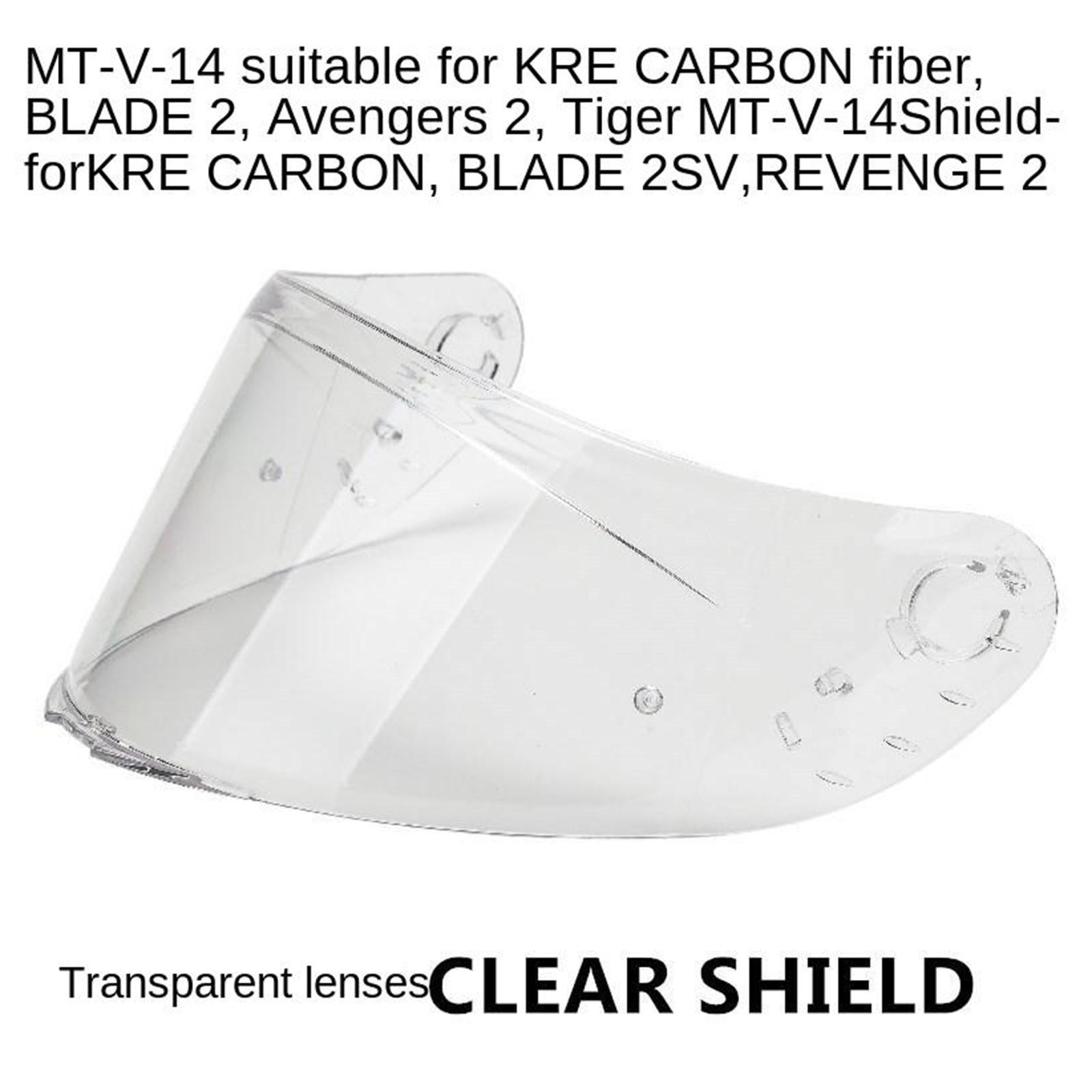 2 Pieces Anti scratch Full Face Motorcycle  Visor Lens Replacement