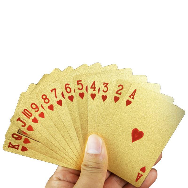 Bộ bài poker mạ vàng cao cấp