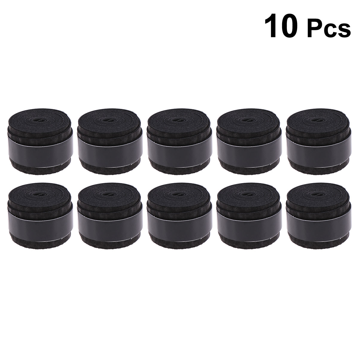 10 Chiếc Trắng Băng Keo Hoàn Thiện Cần Thấm Mồ Hôi Vợt Cầu Bám Bãi Biển Bóng Bàn Bát Trên Bao CuộN Color: Black