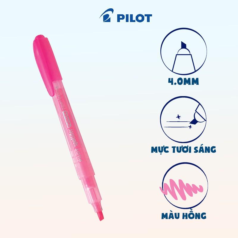 Bút dạ quang Pilot Spotliter Refillable - Tím