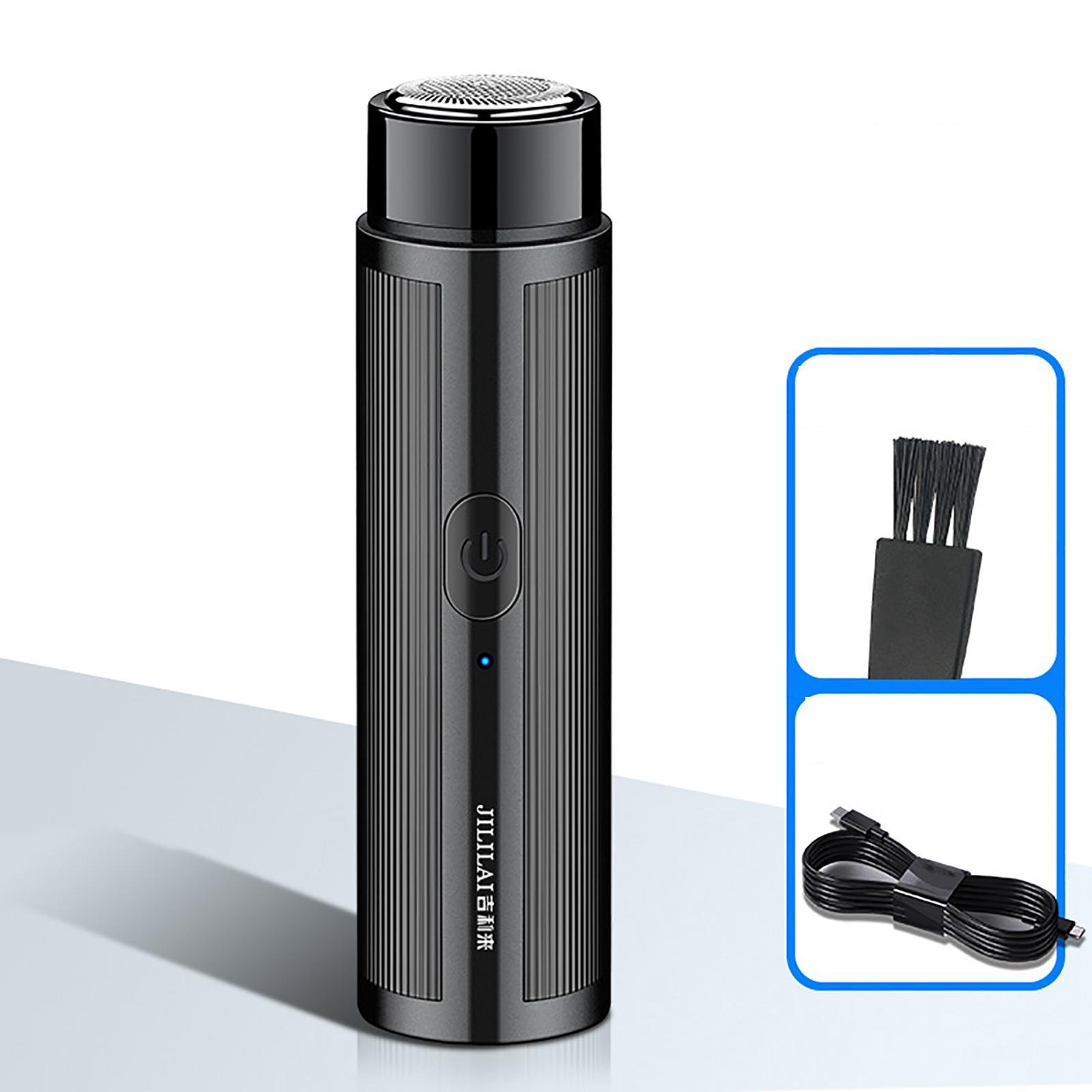 Portable Mini Electric Shaver Cordless Pocket Size USB Charging for Facial Beard Men
