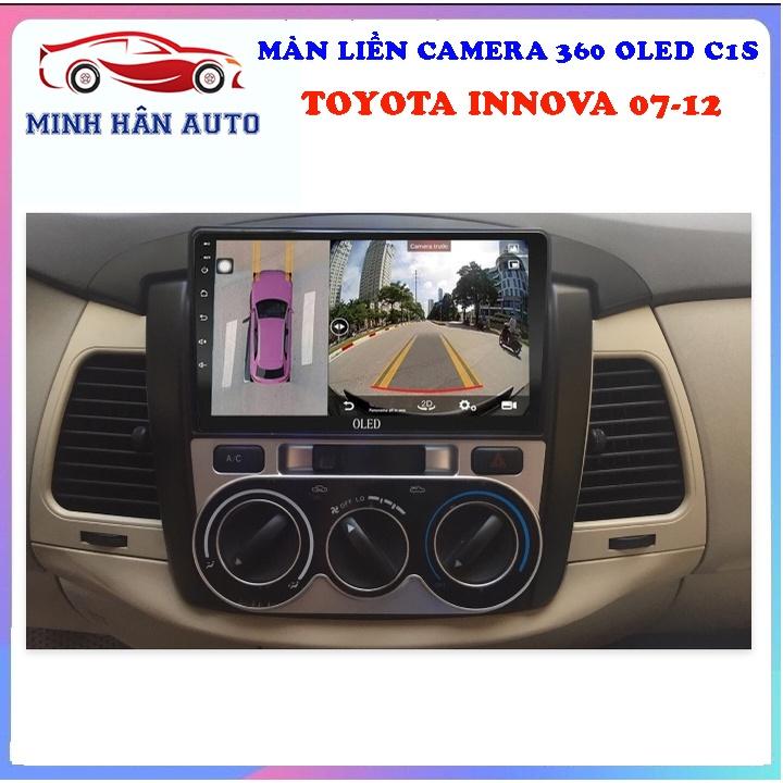 Bộ màn hình OLED C1S liền camera 360 cho xe TOYOTA INNOVA 2007-2012 - lắp dvd cho xe hơi, lắp màn hình và camera lùi