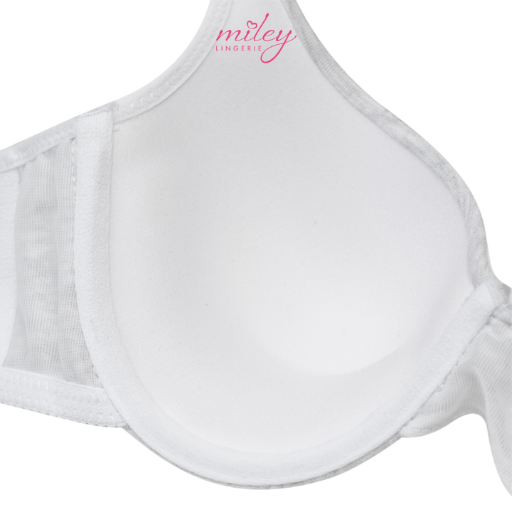 Hình ảnh Áo Ngực Cotton Có Gọng Mút Mỏng 1cm Flexi Miley Lingerie BRC_012