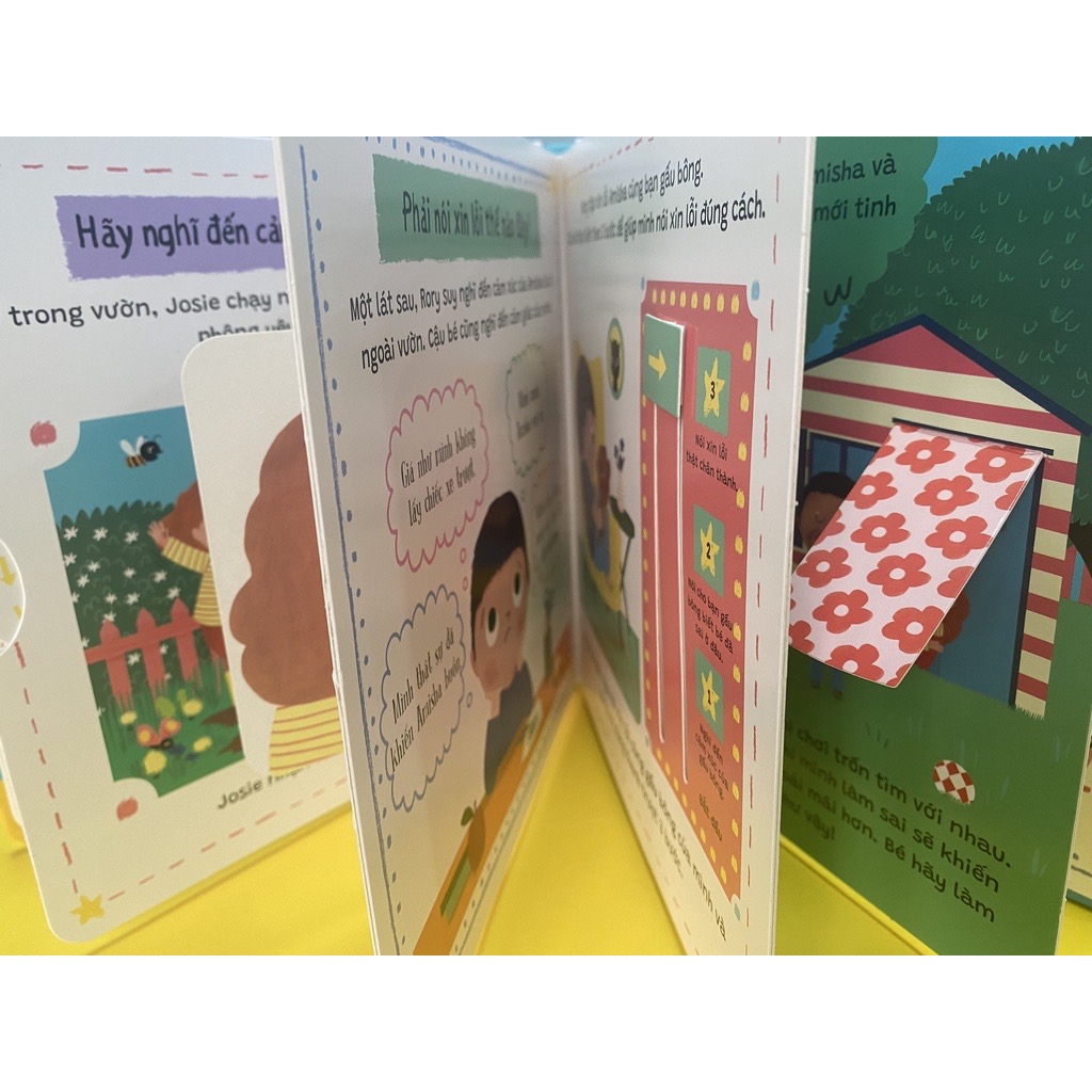 Sách Lật Mở Chuyển Động - Những Cảm Xúc Nhỏ Quan Trọng Của Bé - Nhiều Chủ Đề - TNBooks