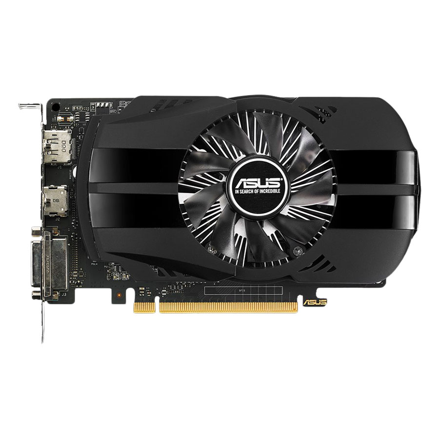 Card Màn Hình VGA ASUS PH-GTX1050TI 4GB 128bit 1Fan HDMI DVI DP - Hàng Chính Hãng