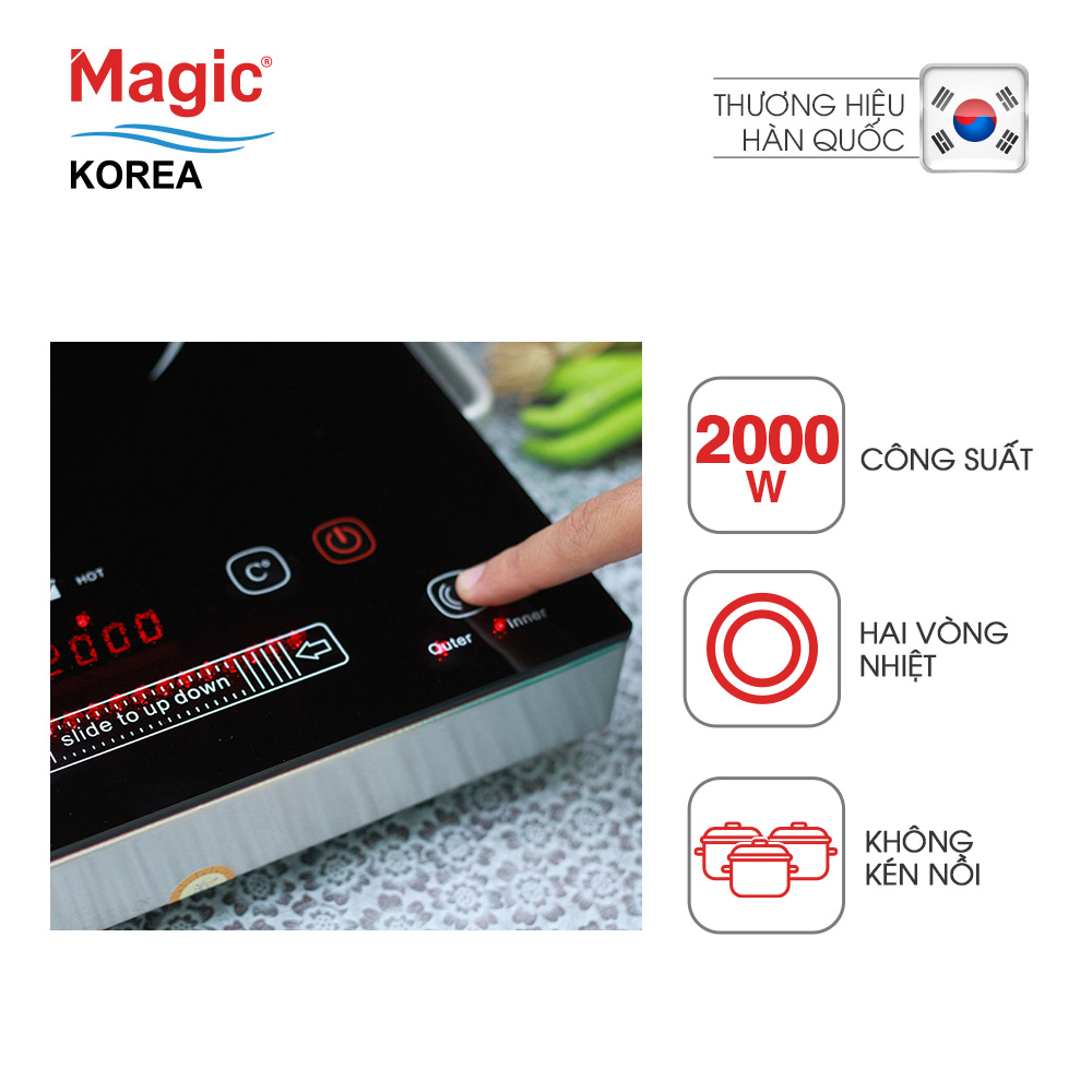 Bếp hồng ngoại Magic Korea A38 - Hàng chính hãng