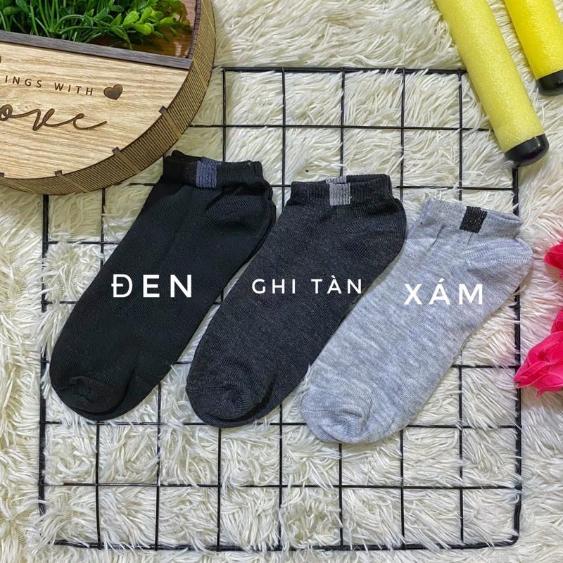 Combo 2 đôi tất nam vớ nam dệt kim cotton thoáng mát chống hôi chân