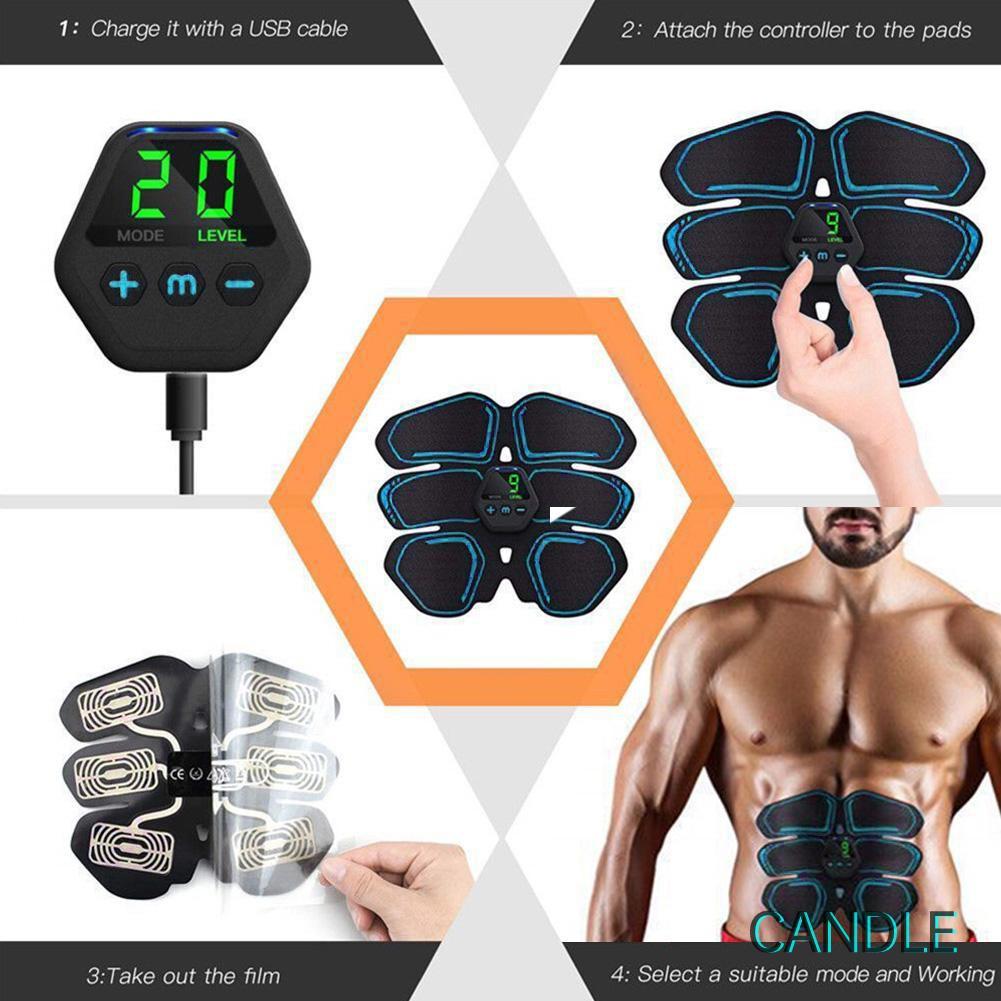 Bộ 3 Miếng Dán Kích Thích Cơ Bụng Ems