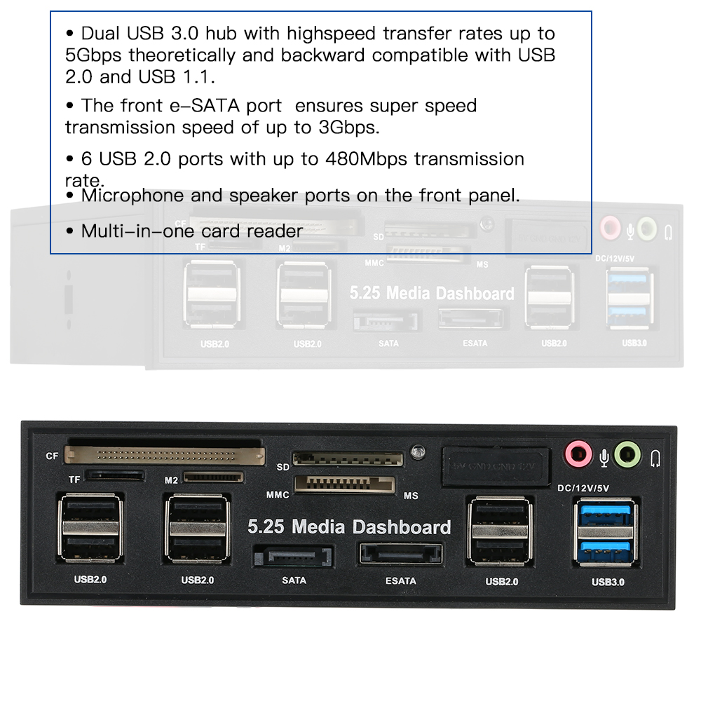 Bộ Cổng USB 3.0 Đa Năng Cho Máy Tính Để Bàn
