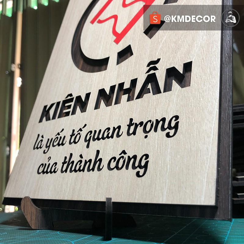 Tranh văn phòng tạo động lực - Kiên nhẫn là yếu tố quan trong của thành công