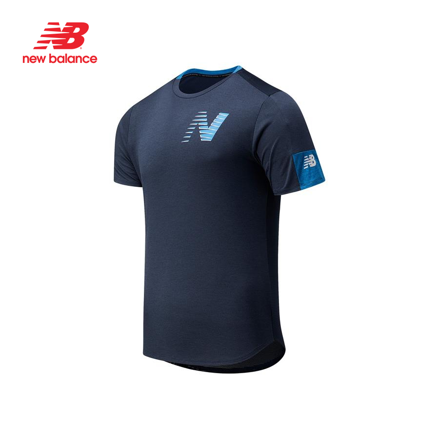 Áo thun tay ngắn thể thao nam New Balance PRINTED FAST FLIGHT SHORT SLEEVE - AMT11241EM1 (form châu á