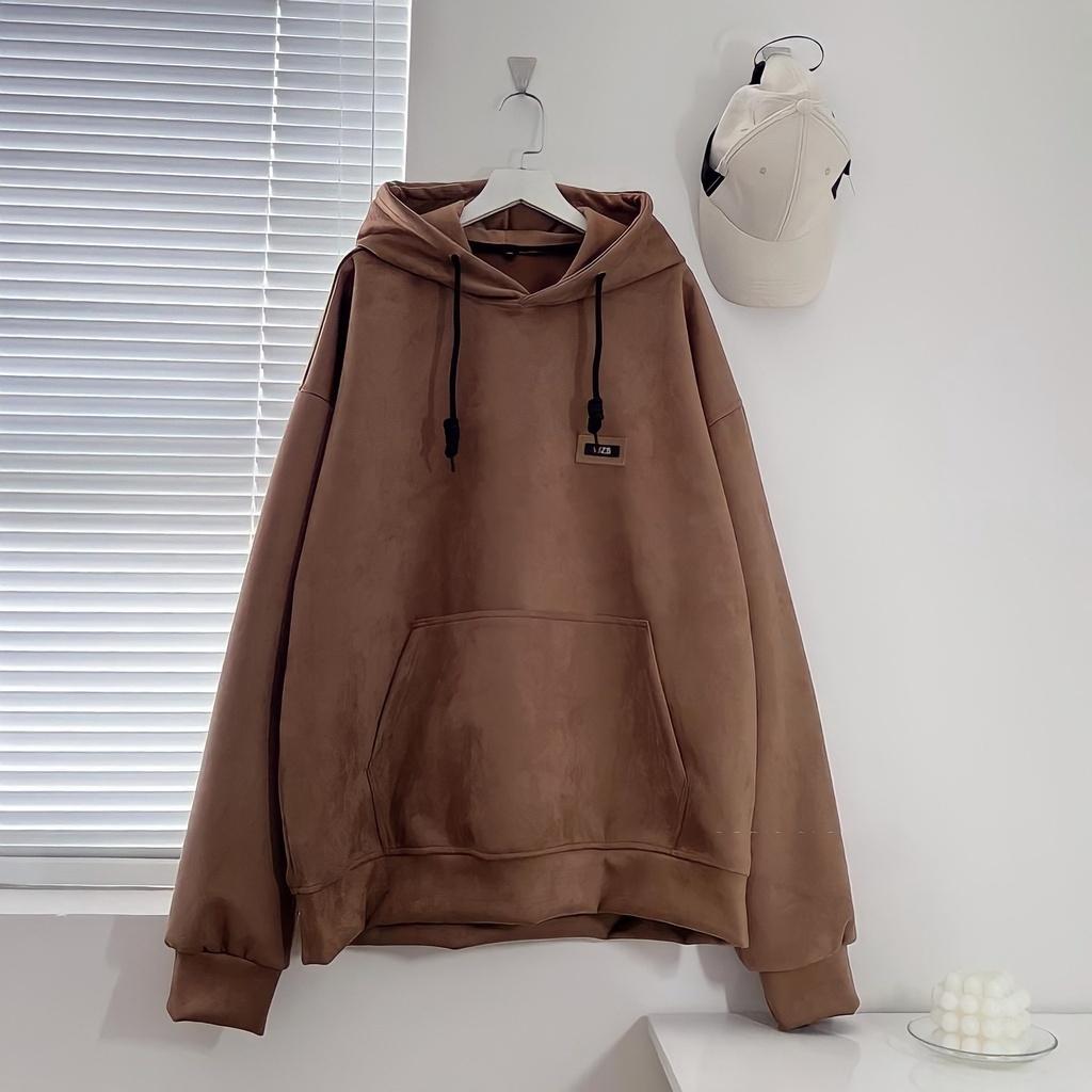 Áo Hoodie Nỉ Ngoại Nam Nữ WHY NOT Logo Ngực Mũ Rộng