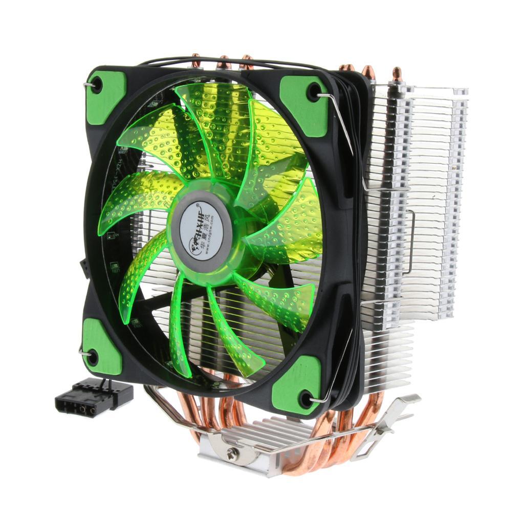 12cm Computer Case CPU Cooling Fan LED PWM Temp for