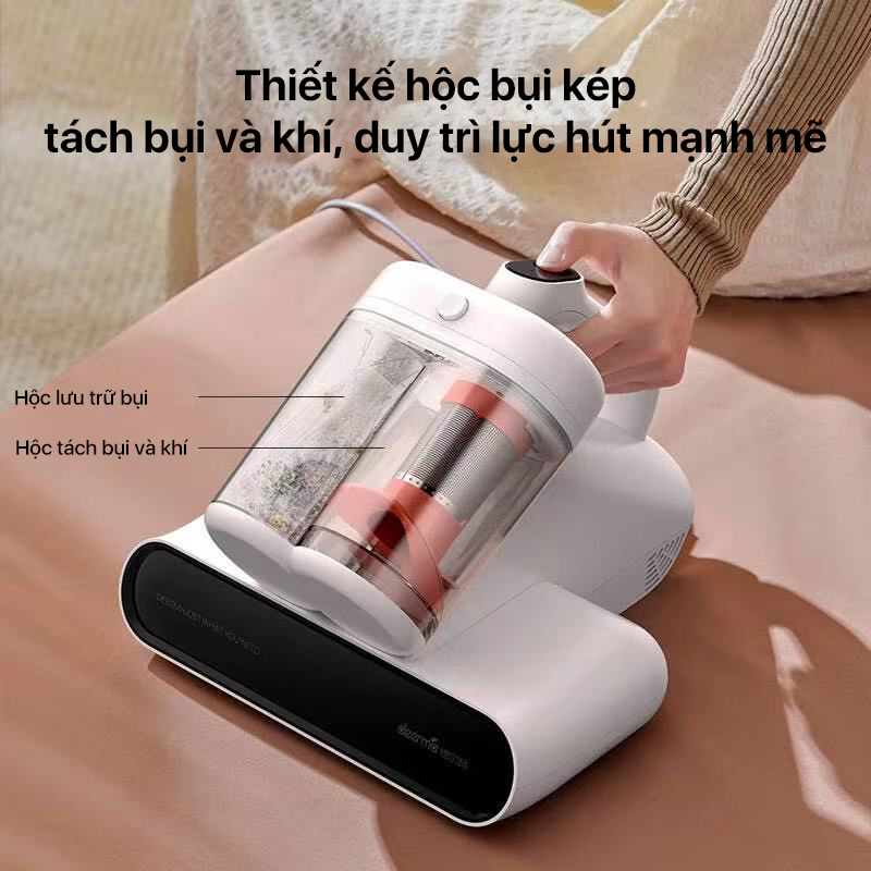 Máy hút bụi nệm giường DEERMA CM980 cao cấp lực hút 13000Pa - Hàng nhập khẩu