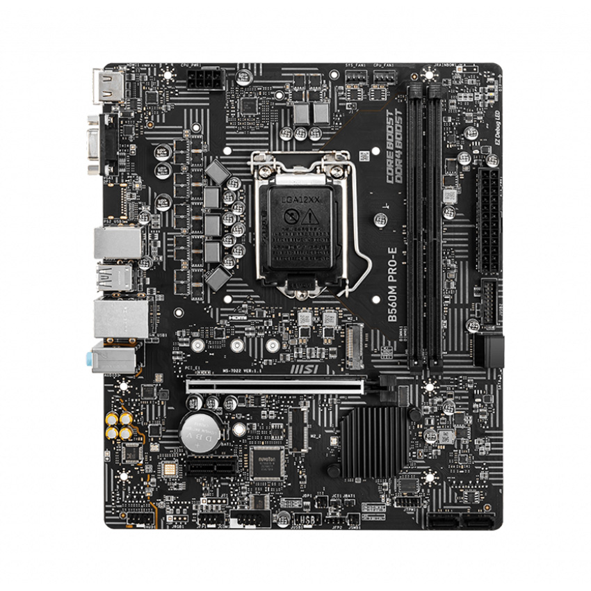 Hình ảnh Bo Mạch Chủ Mainboard MSI B560M PRO-E - Hàng Chính Hãng