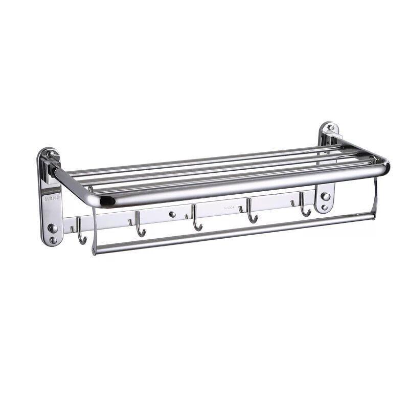 Kệ giá treo, móc khăn nhà tắm inox 304 cao cấp