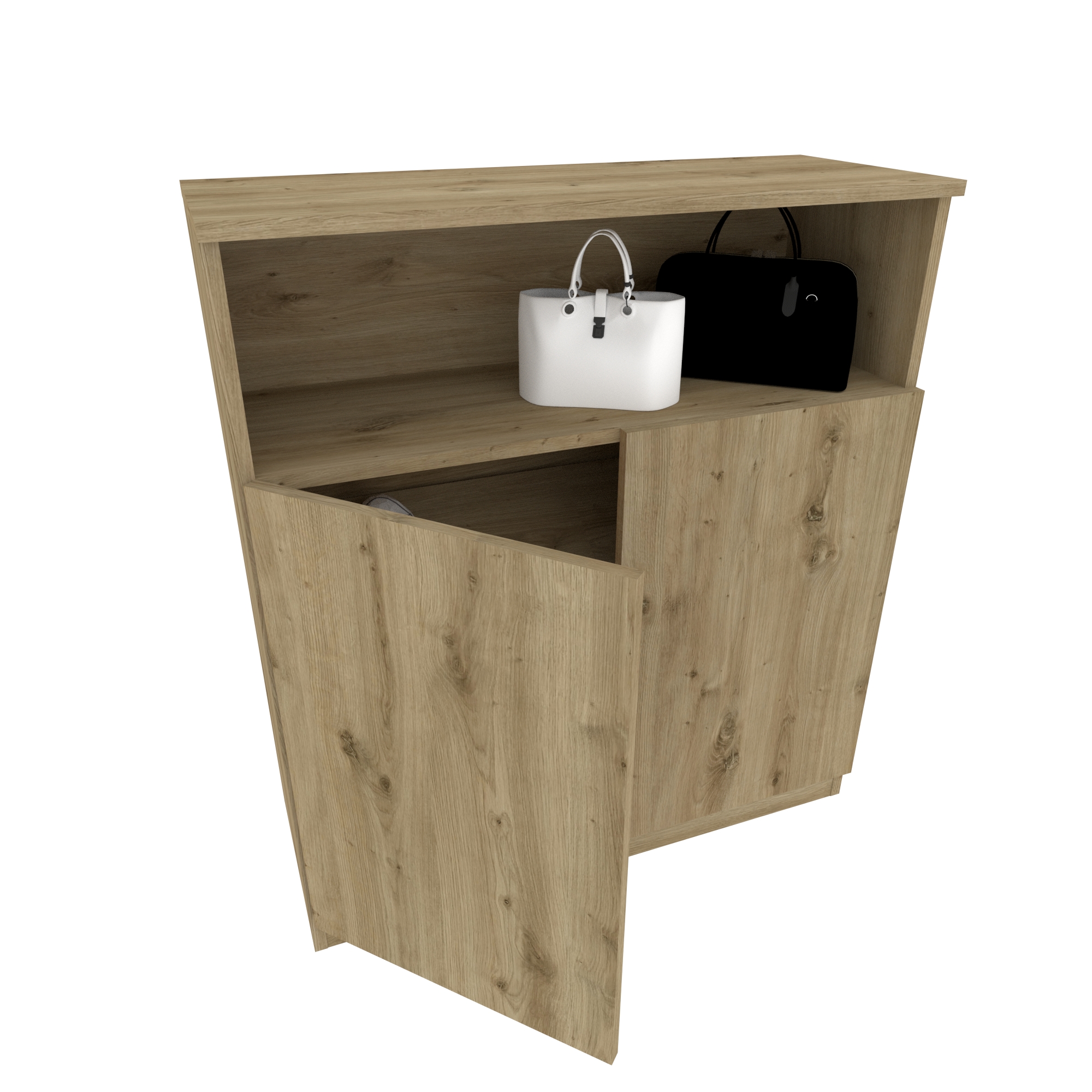 Tủ giày thấp nhiều kệ ECOFURNIX GT-TGT-242