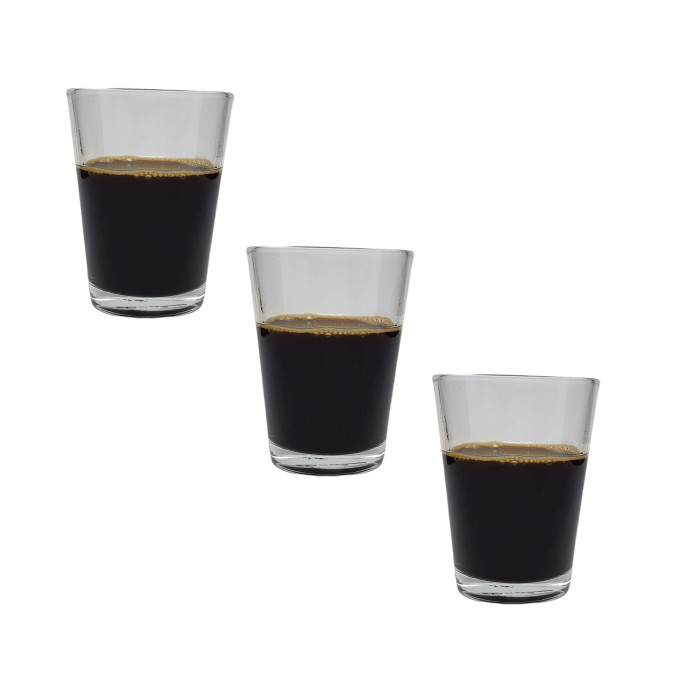 Bộ 12 Ly Cốc Thủy Tinh Uống Cà Phê 17 Trơn Camdaco