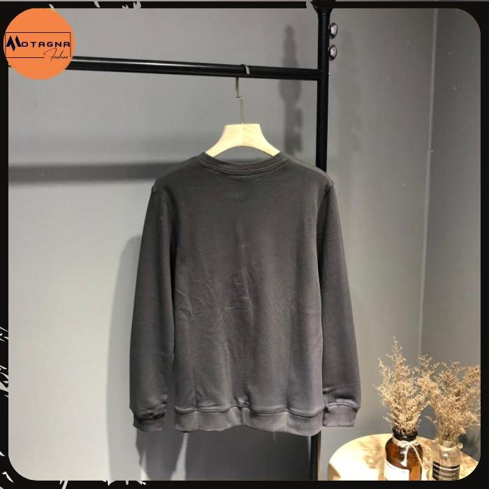 Áo nỉ dài tay chất đẹp, Áo sweater nam cổ tròn hiện đại in GENRAT cool ngầu mã NZ801