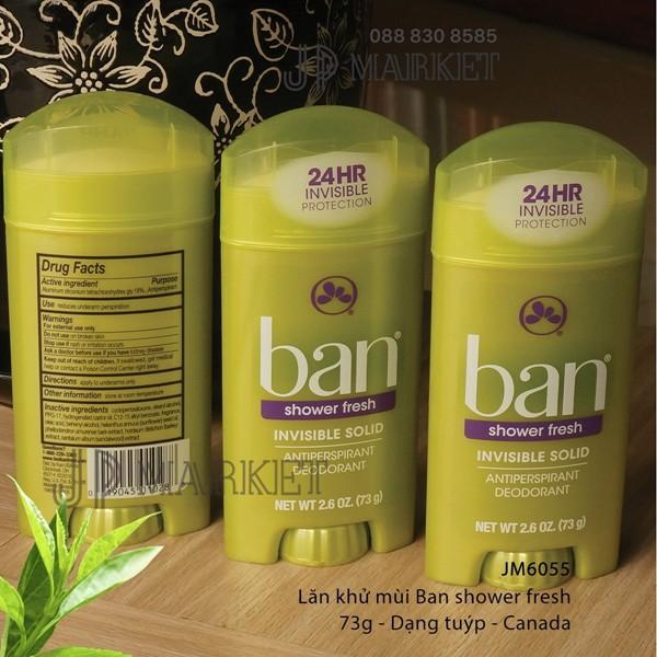 Lăn sáp khử mùi Ban vàng vệt tím 73g