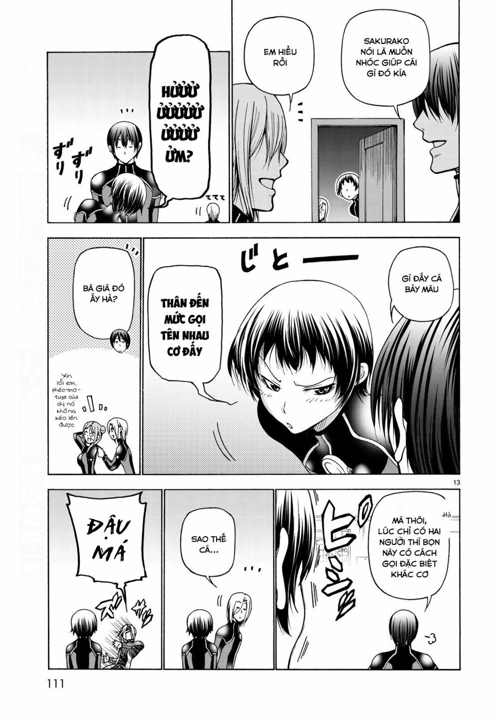 cô gái thích lặn - grand blue chapter 35 13