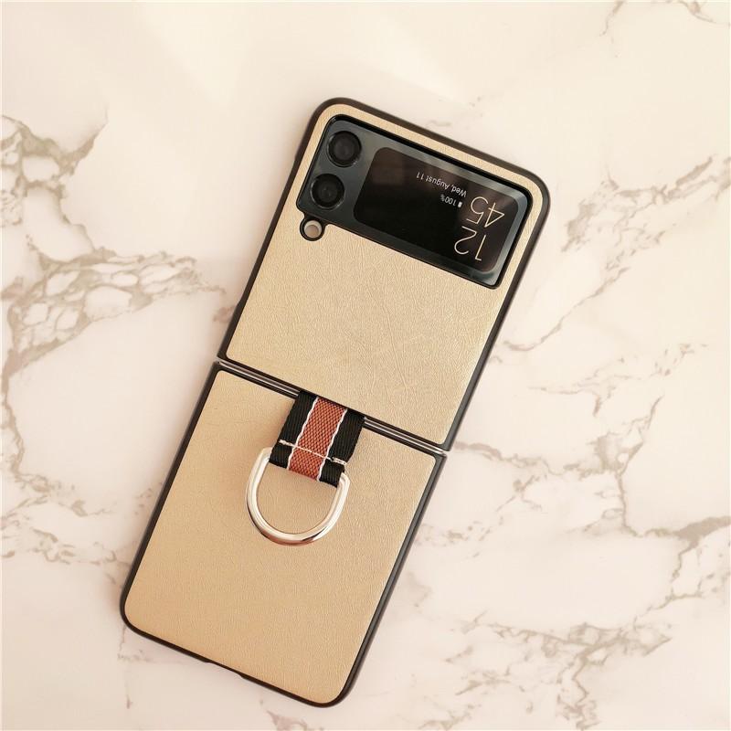 Ốp Lưng Da Sang Trọng Cho Samsung Galaxy Z Flip 3 / Z FLIP 4
