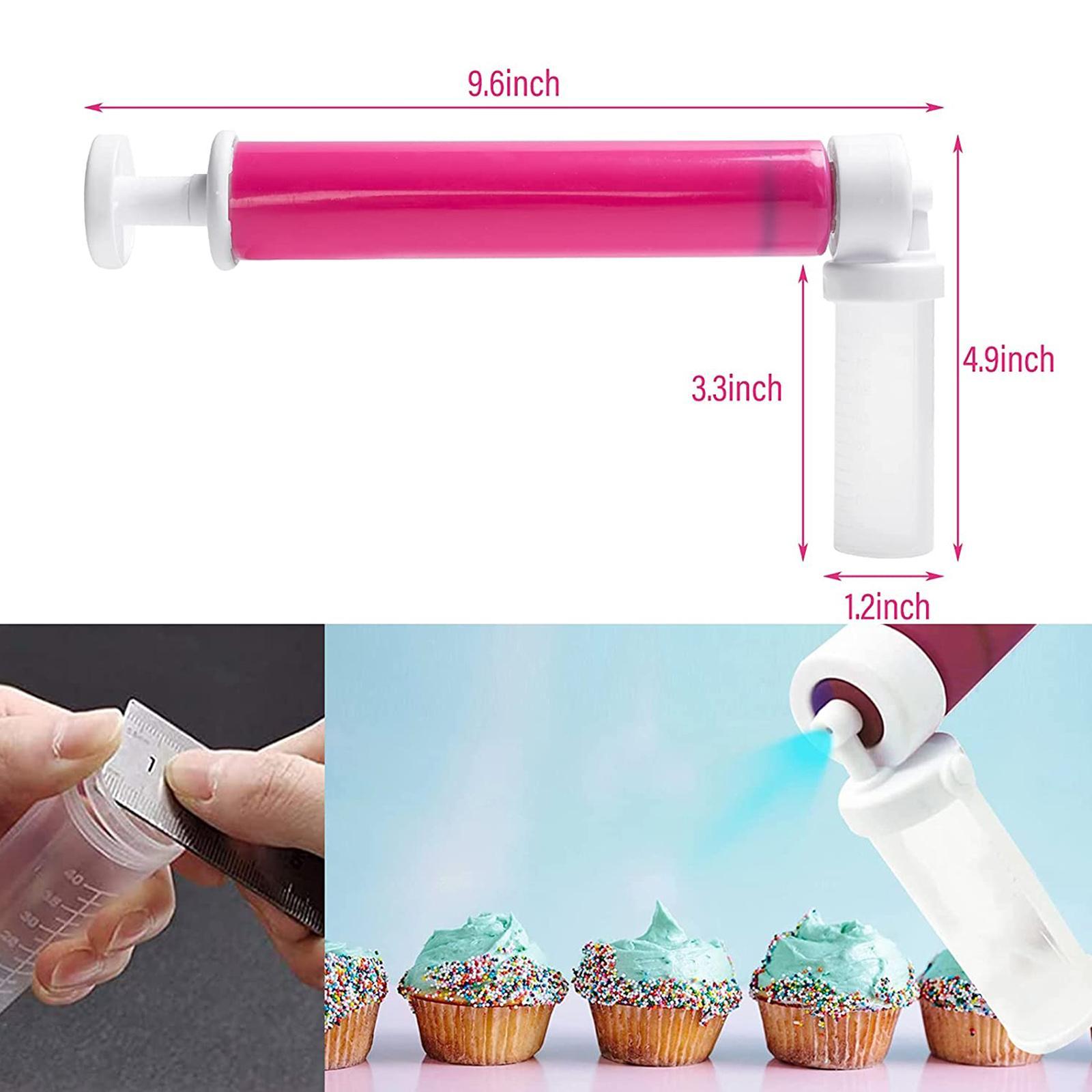2x DIY Manual Airbrush Kitchen Cake Glitter Decorating Tools