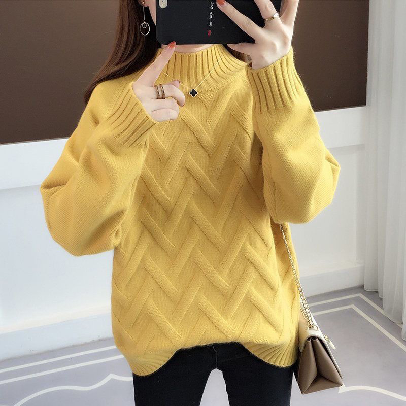 Áo len nữ phong cách Hàn Quốc len dày dặn freesize