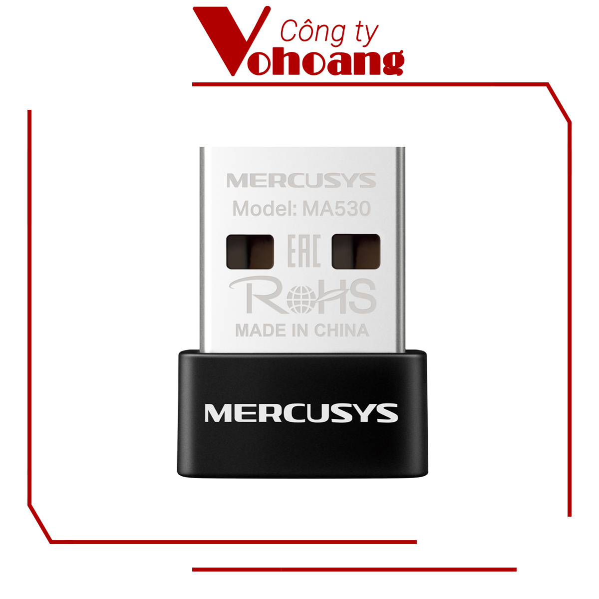 USB Bluetooth 5.3 Mercusys - MA530 không cần cài đặt driver - Hàng Chính Hãng