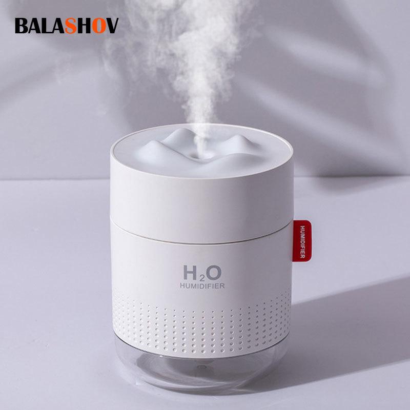500ML Xông Tinh Dầu Khuếch Tán Máy Tạo Độ Ẩm Không Khí Có Đèn LED Nhà Phòng Siêu Âm Thanh Mát Sương Tinh Máy Khuếch Tán Tinh Dầu Phun Sương Tạo