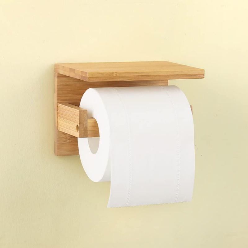 giá kệ gỗ để giấy vệ sinh trang trí treo trường dùng cho nhà nghỉ khách sạn