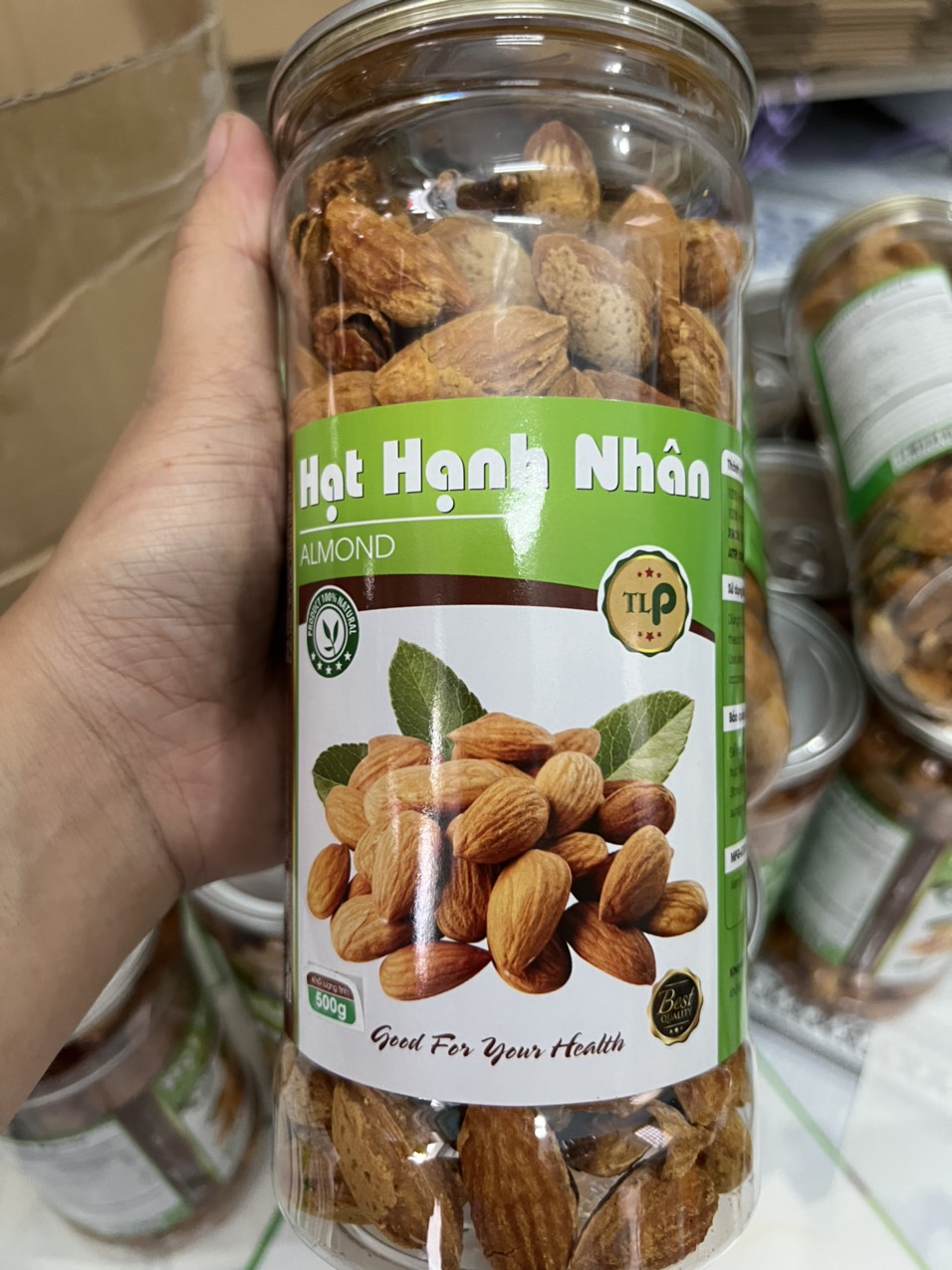 500G LÕI HẠT HẠNH NHÂN CAO CẤP ĐÃ TÁCH VỎ - TÂN LỘC PHÁT