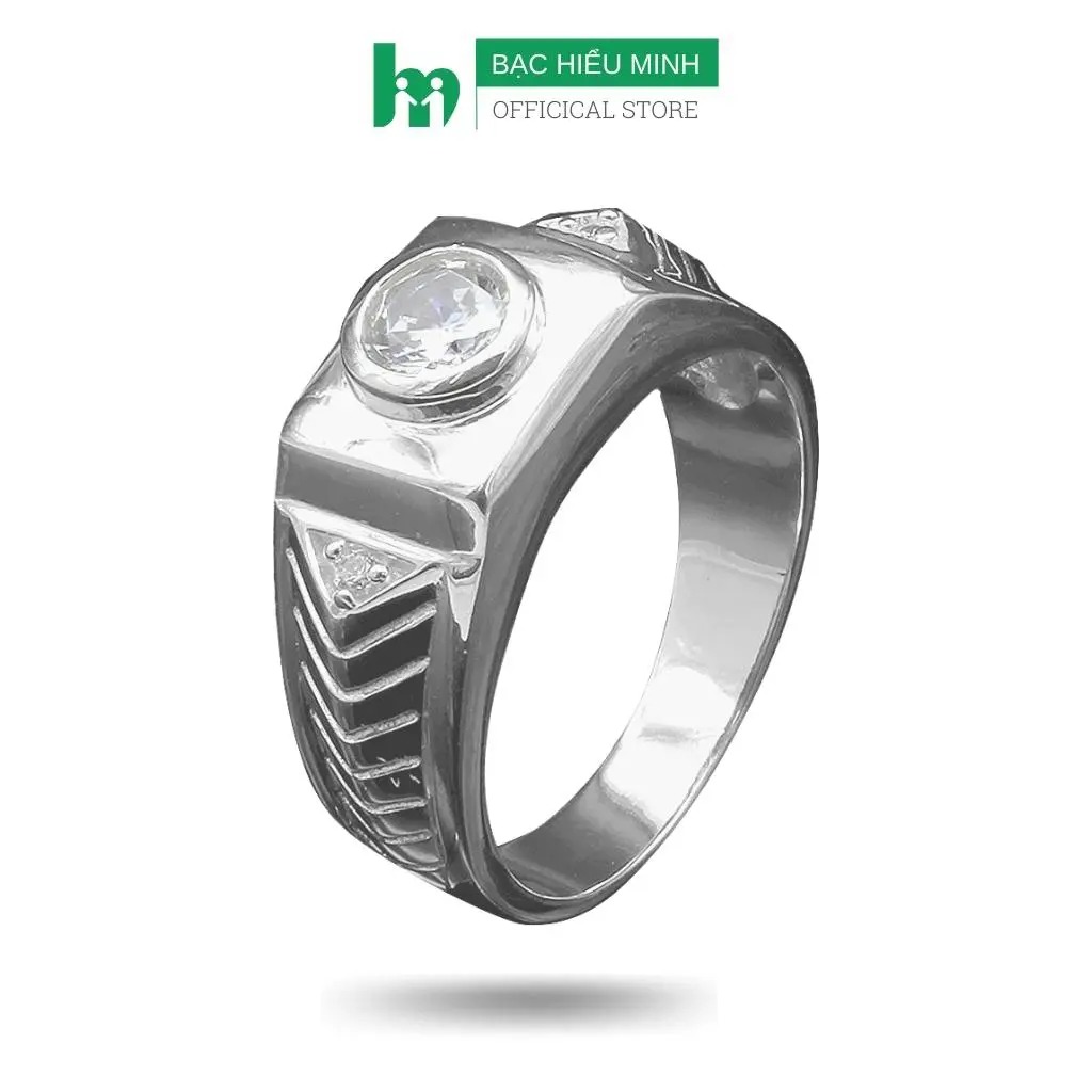 Nhẫn Nam Bạc Hiểu Minh NA536 - Bảo Hành Vĩnh Viễn