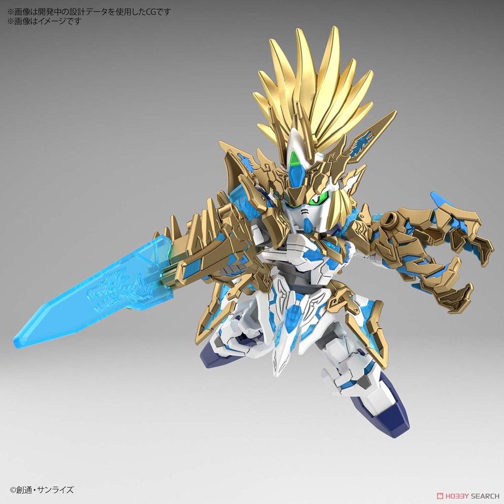 Bộ mô hình đồ chơi lắp ráp SD W HEROES LONGZUN LIU BEI UNICORN GUNDAM Lưu Bị