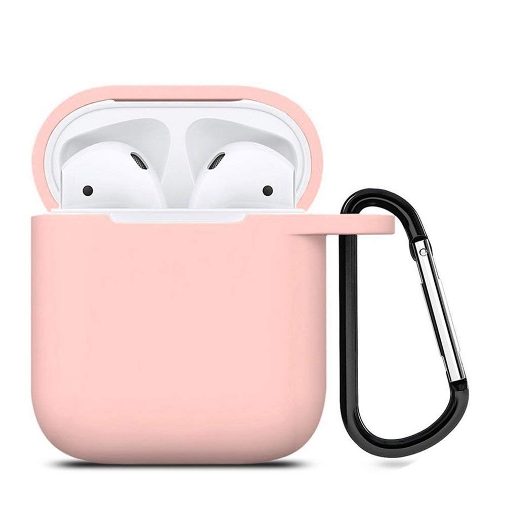 Bao Case Silicon Dành Cho Tai Nghe Apple Airpods Có Móc Khóa