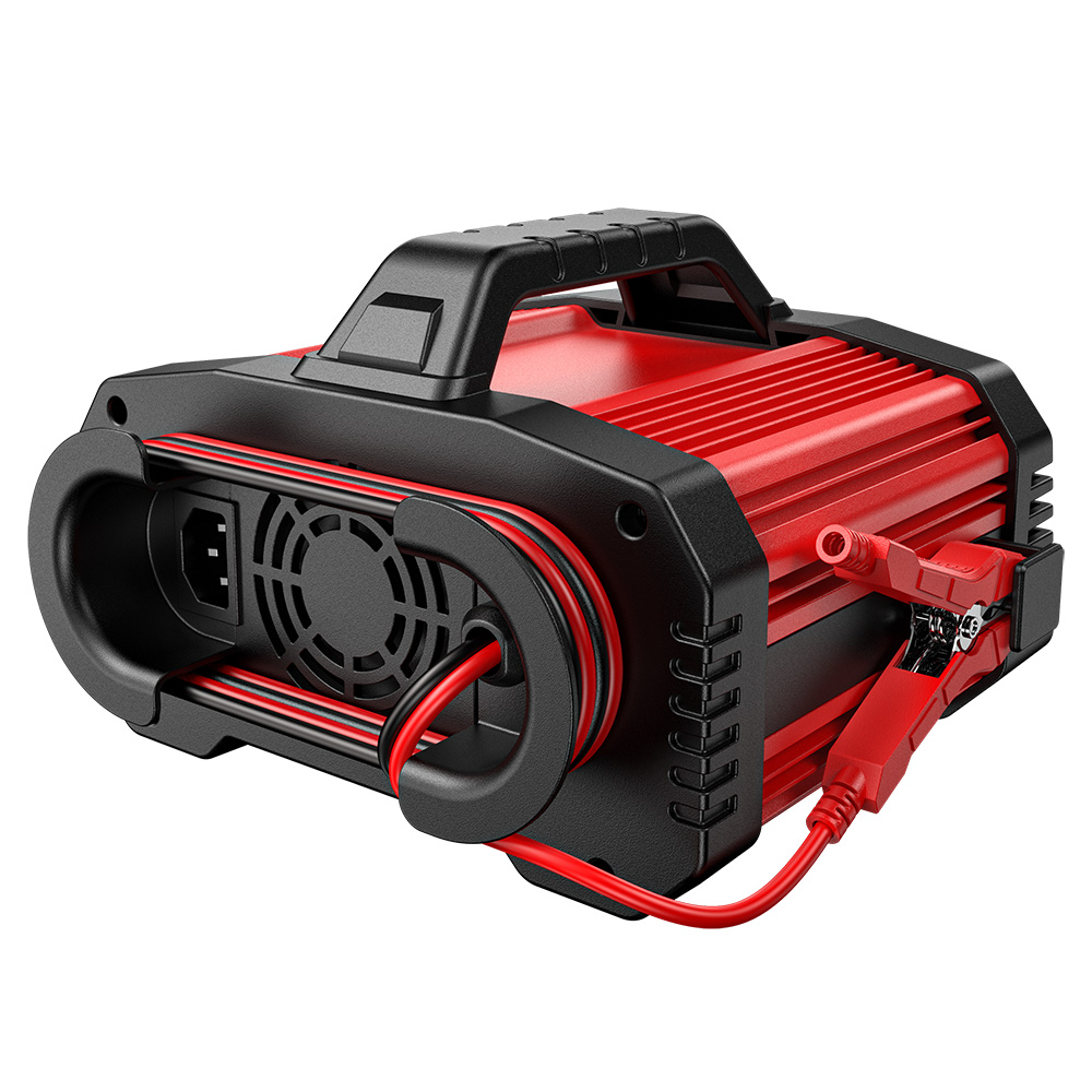 Bộ sạc ắc quy công suất lớn FOXSUR FPT-250 25A 12V 24V sạc ô tô tàu thuyền xe điện Booster Mode