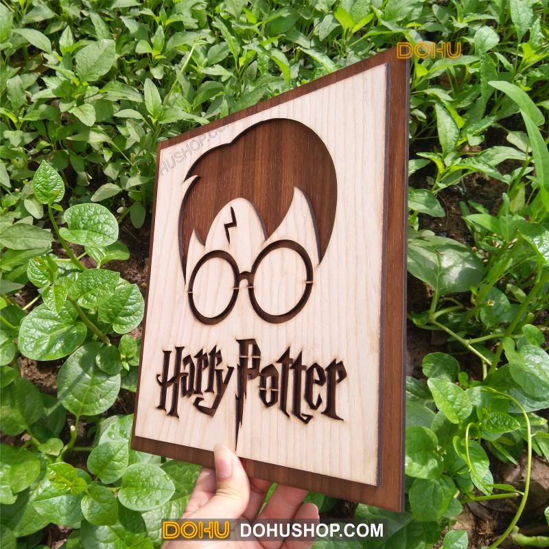 Tranh Gỗ Treo Tường Handmade DOHU003: Harry Potter - Thiết Kế Đơn Giản, Độc Đáo, Sang Trọng