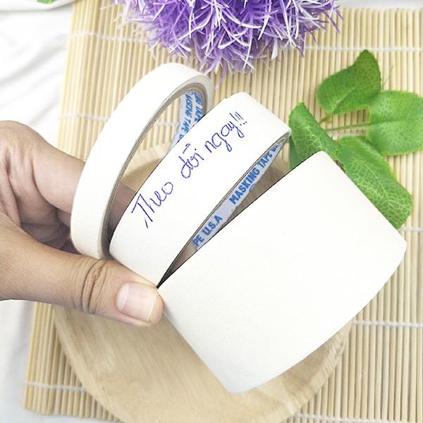 Combo 4 cuộn băng keo giấy 1.2cm hoặc 2 cuộn 2.3cm hoặc 1 cuộn 4.6 cm ️ - Phát Huy Hoàng