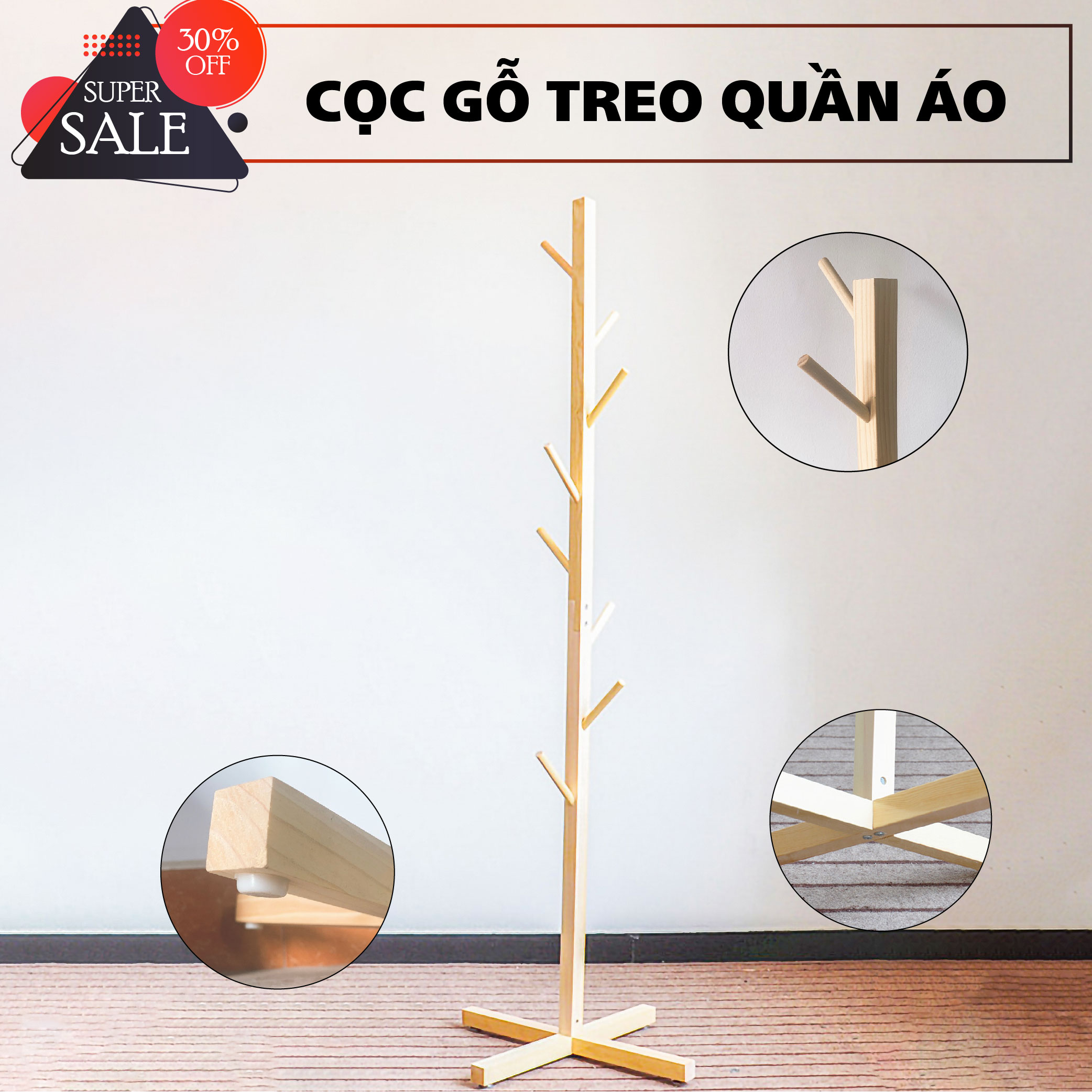 Cây treo quần áo phong cách Hàn Quốc
