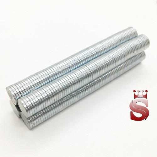 Nam châm vĩnh cửu kích thước 12x1.8mm mạ kẽm hàng loại 1 giá ưu đãi