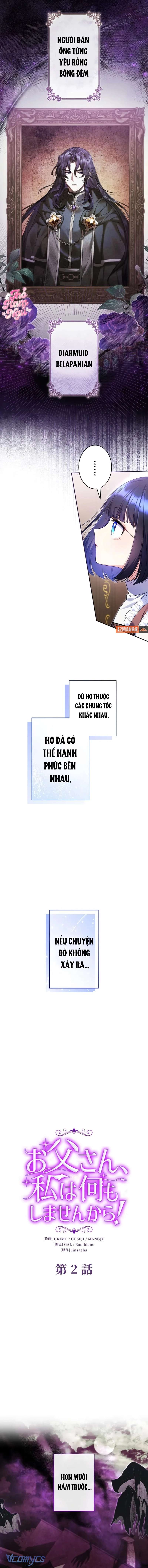 thưa cha, con sẽ không làm gì cả chapter 2 3