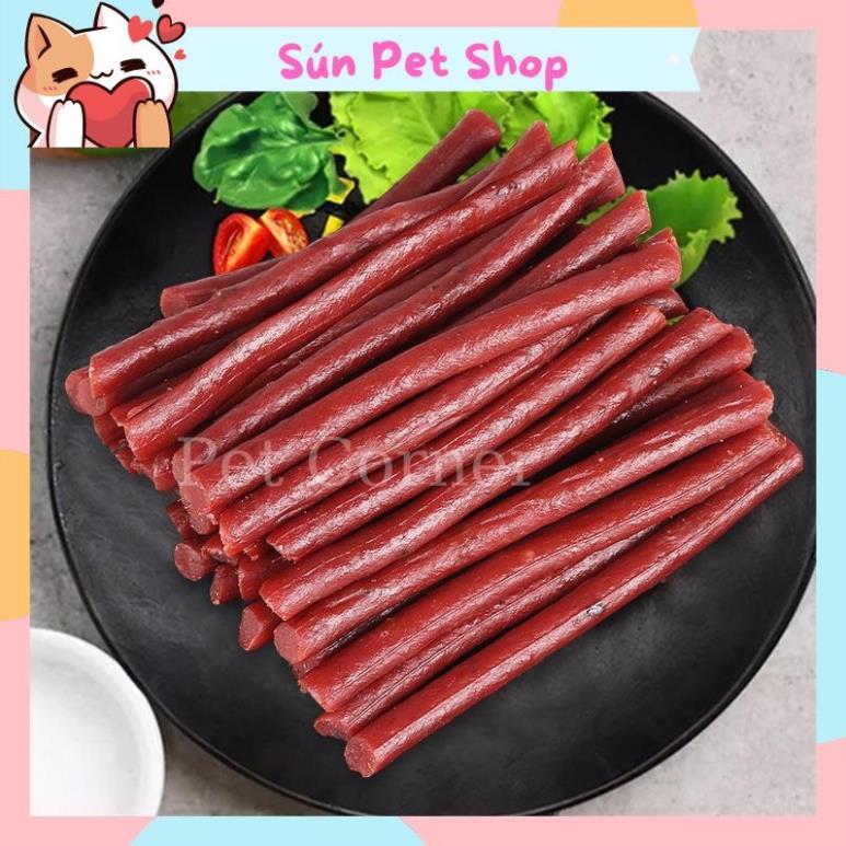 Thịt bò cao cấp Hello Joy thơm ngon, bổ sung canxi cho chó (Gói 500gr) - Bánh thưởng cho chó, đồ ăn vặt cho thú cưng