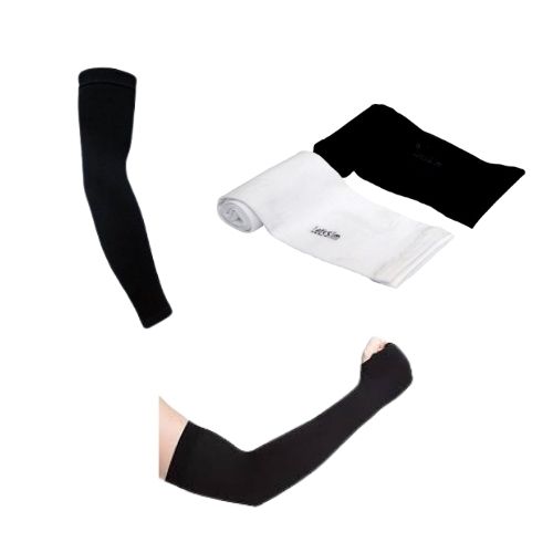 Găng tay chống nắng xỏ ngón , thun lạnh Let's Silim