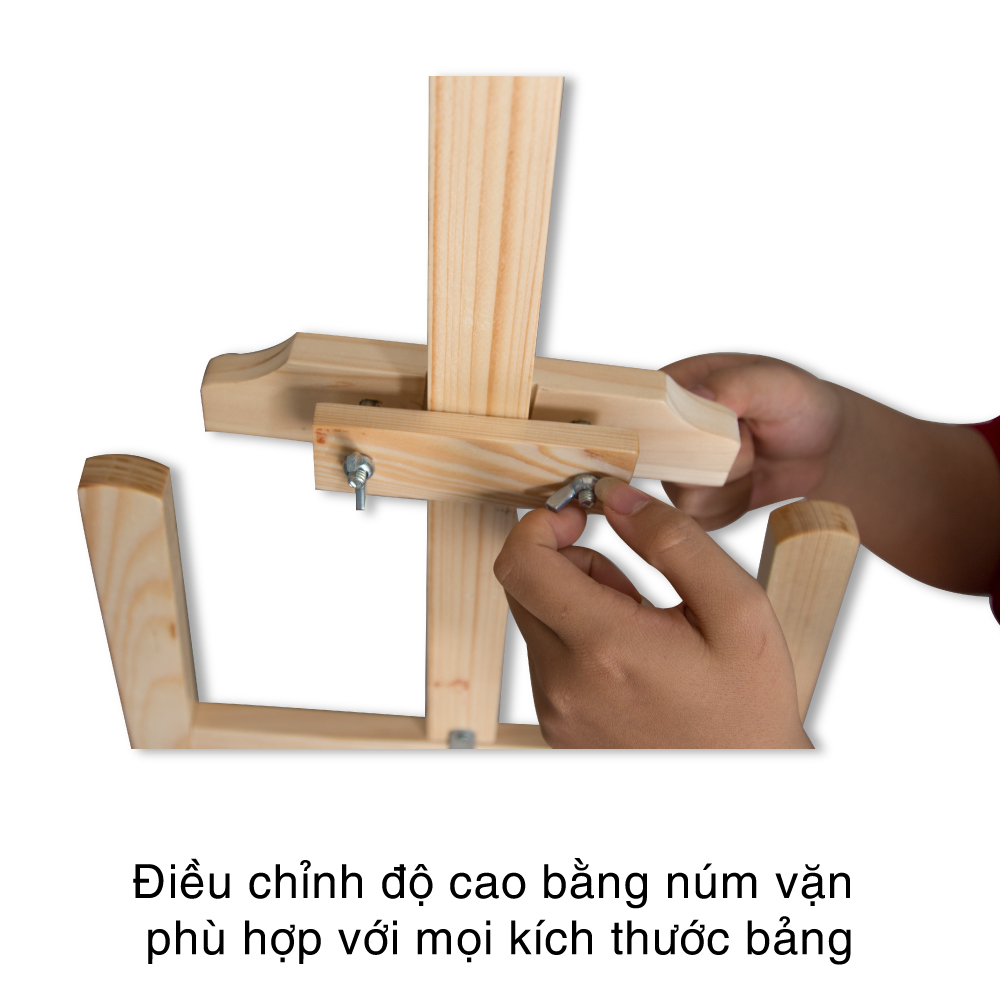 Chân Giá Gỗ/ Giá Vẽ Tranh - Thế Giới Bảng - Cao 150cm