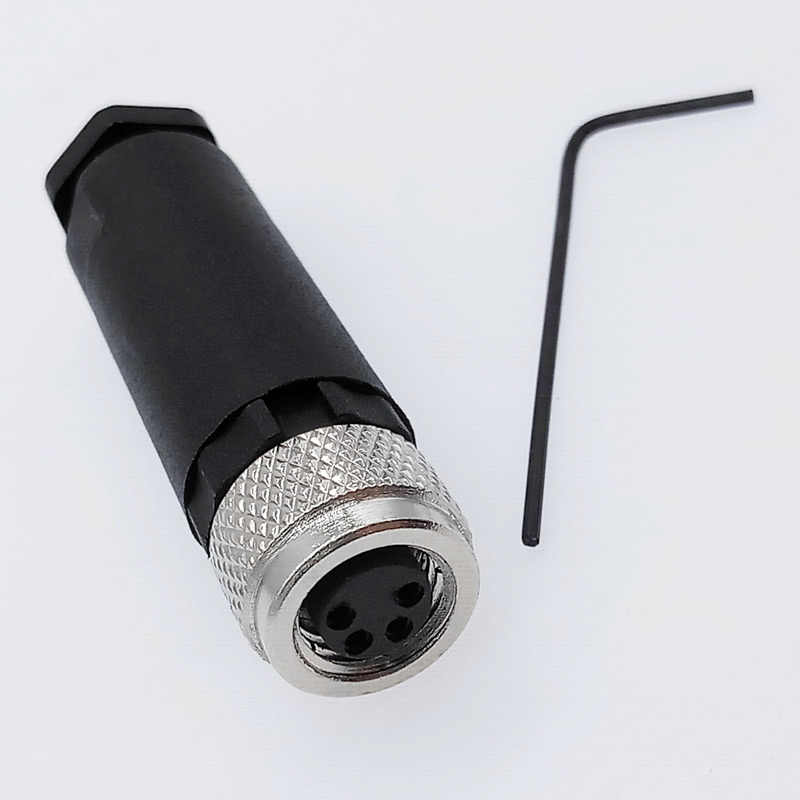 Đầu kết nối M8 4 pin đầu cái dùng cho cảm biến - M8 4 pin female