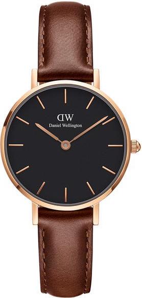 Daniel Wellington Petite St Mawes Rose Black 28mm DW00100225