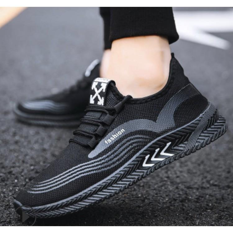 Giày Sneaker Thể Thao Nam fashion phối hình cánh mũi tên