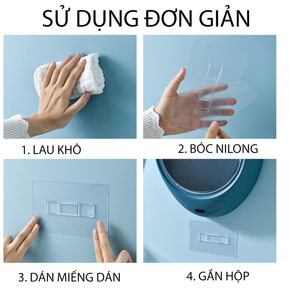 Giá kệ 2 ngăn đựng chai lọ dán tường đa năng (làm giá đựng mỹ phẩm hoặc tủ thuốc...) kích thước 38.5*33.3*10cm - màu sắc giao ngẫu nhiên